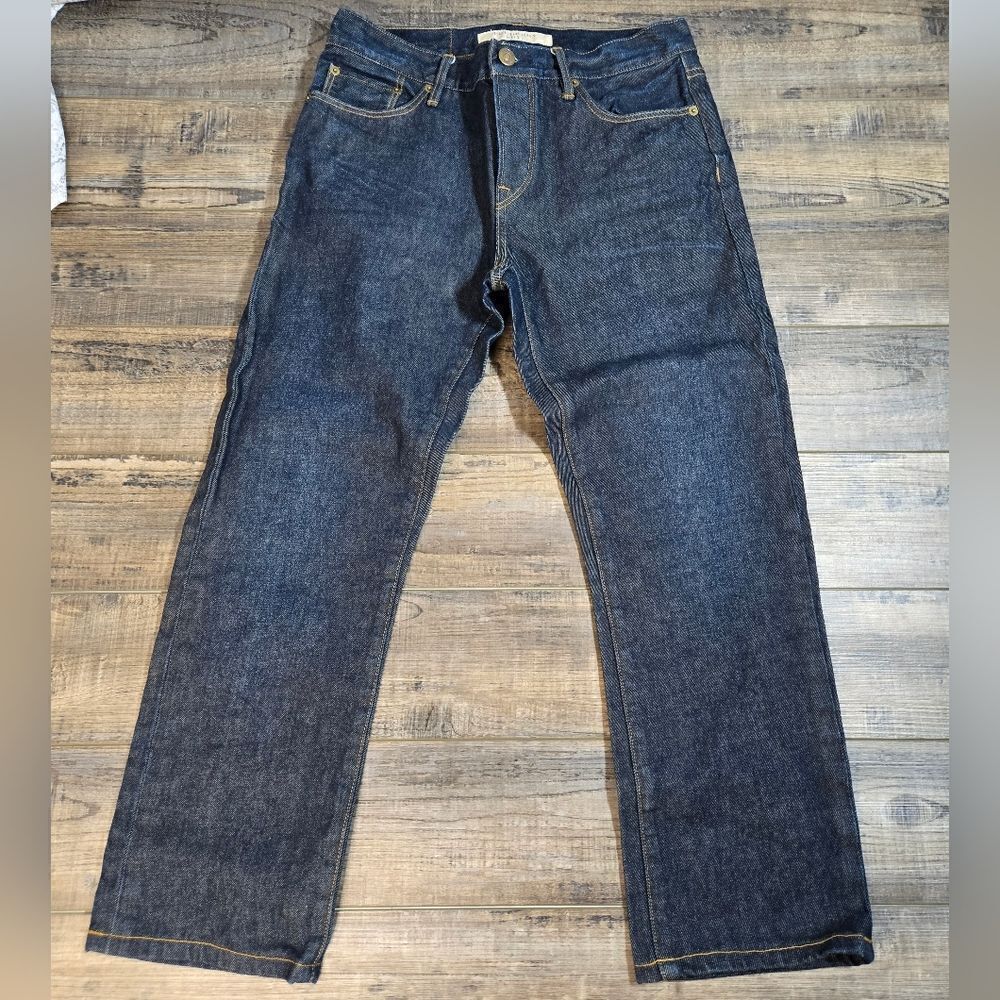 Burberry Brit dark mens relaxed jeans no stretch 100% cotton size 30 short